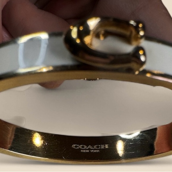 Coach Gold and White Bracelet - Picture 6 of 10